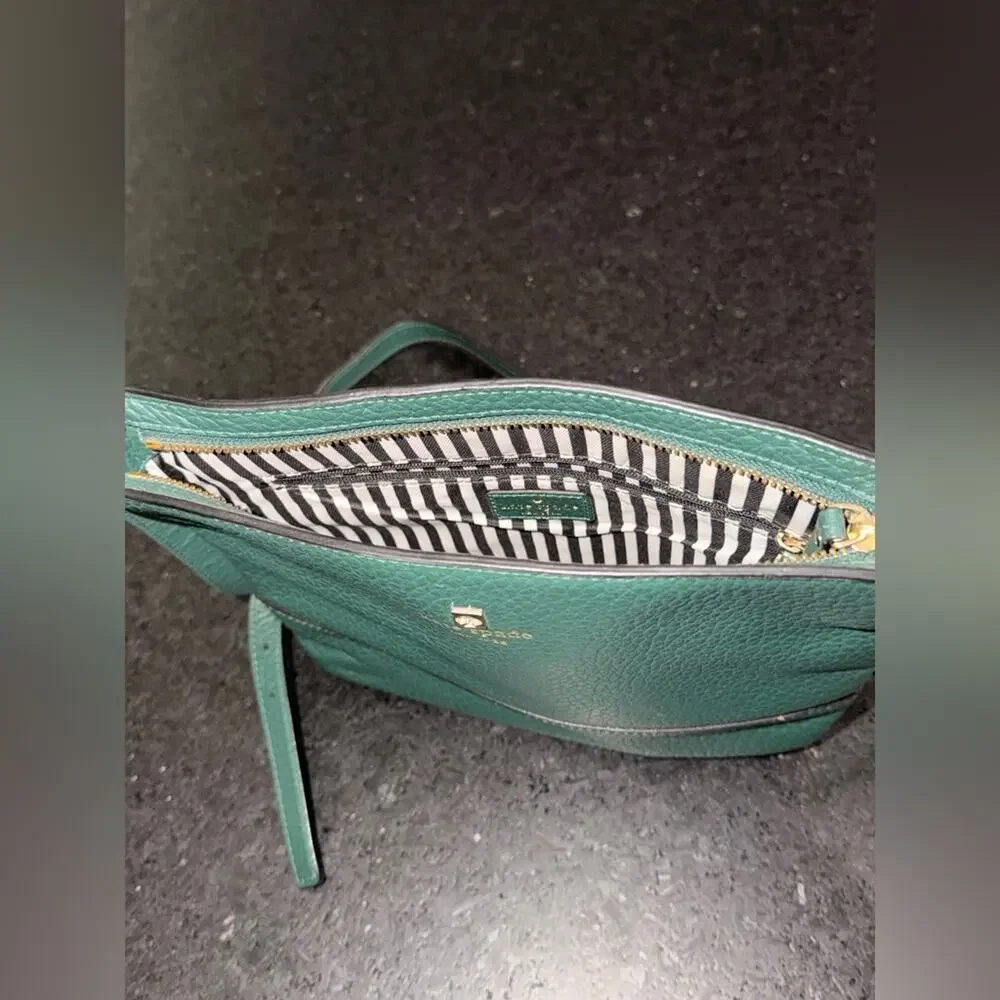 UEC KATE SPADE Kate Southport Avenue Cora BEAUTIFUL GREEN COLOR GENUINE LEATHER